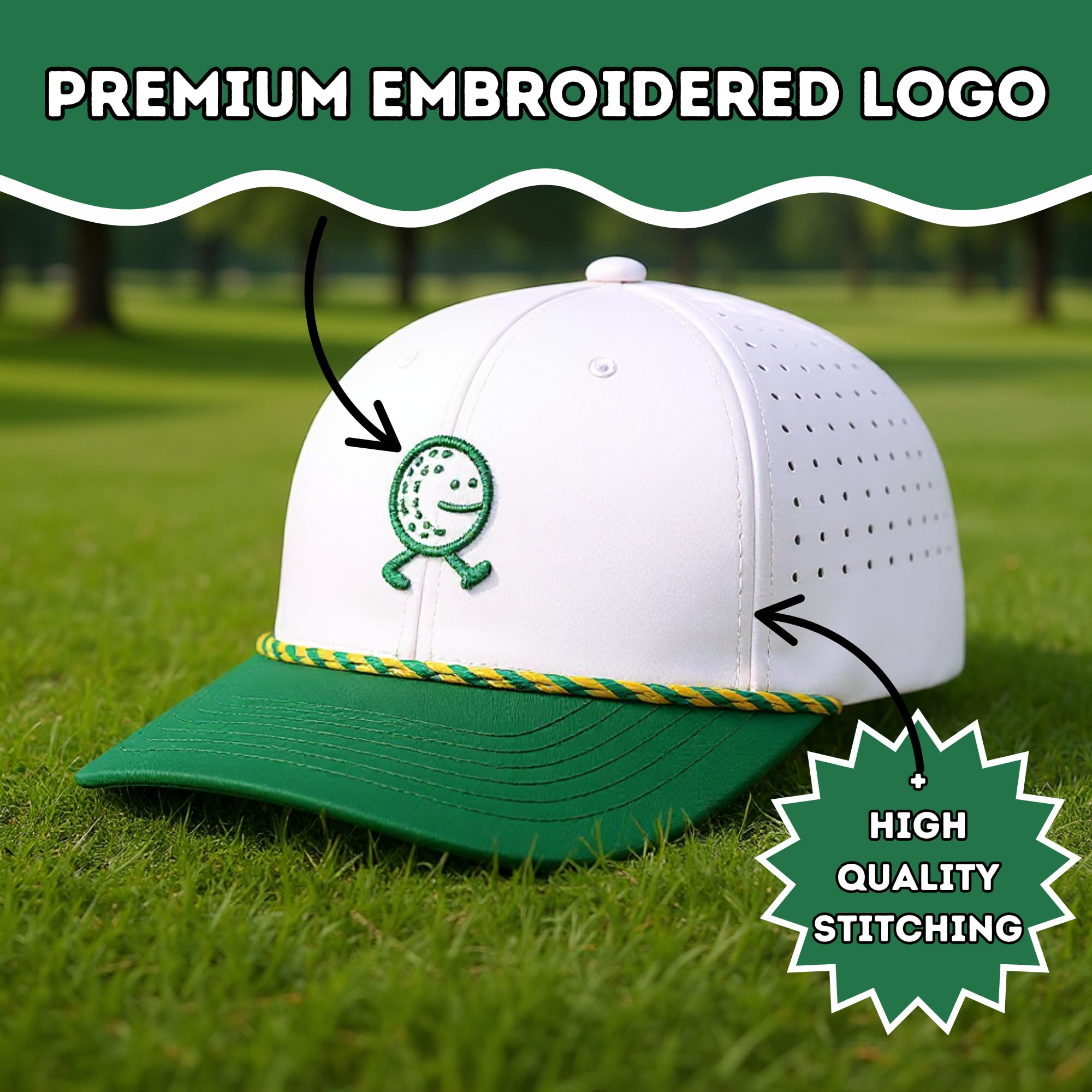 Walking Golf Ball Rope Hat