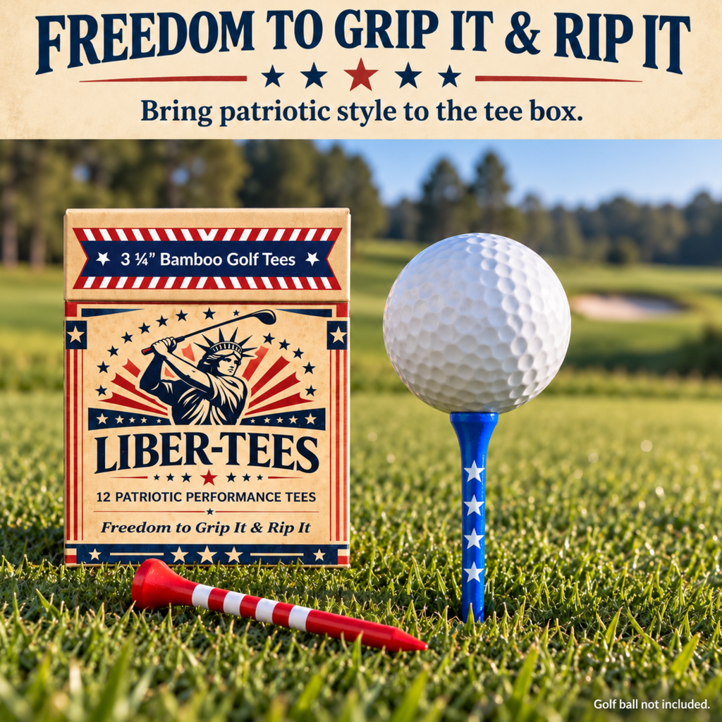Liber-tees funny golf tees in parody packaging, photo 5