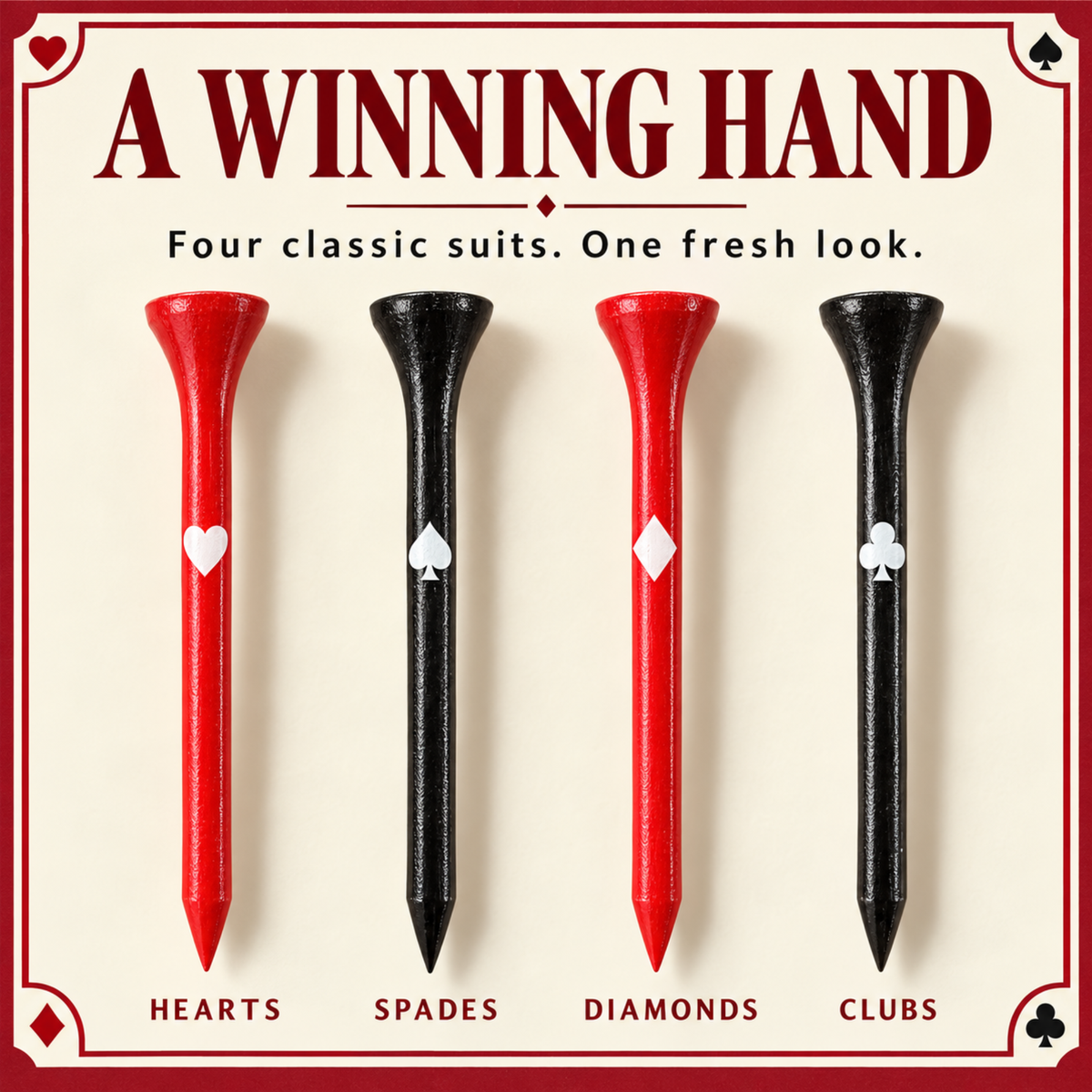 Deck of Tees funny golf tees in parody packaging, photo 2
