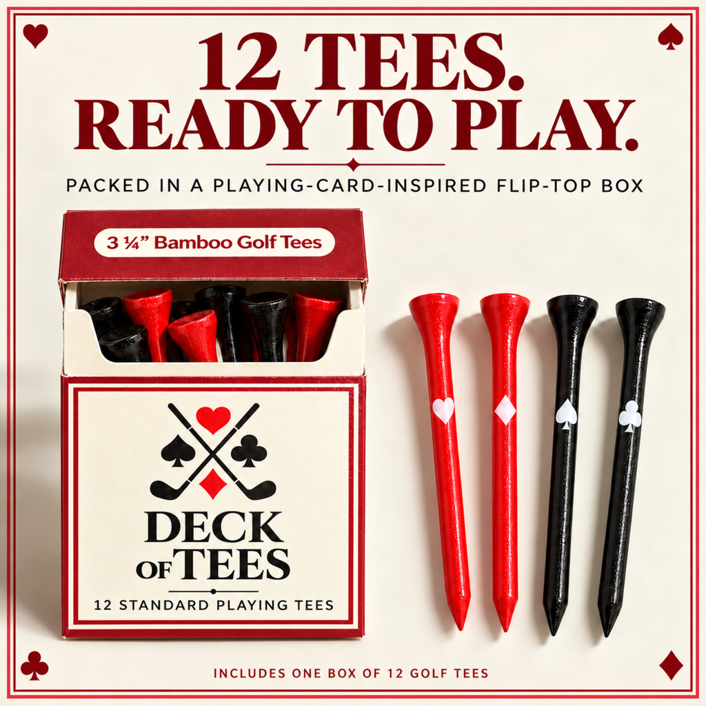 Deck of Tees funny golf tees in parody packaging, photo 5