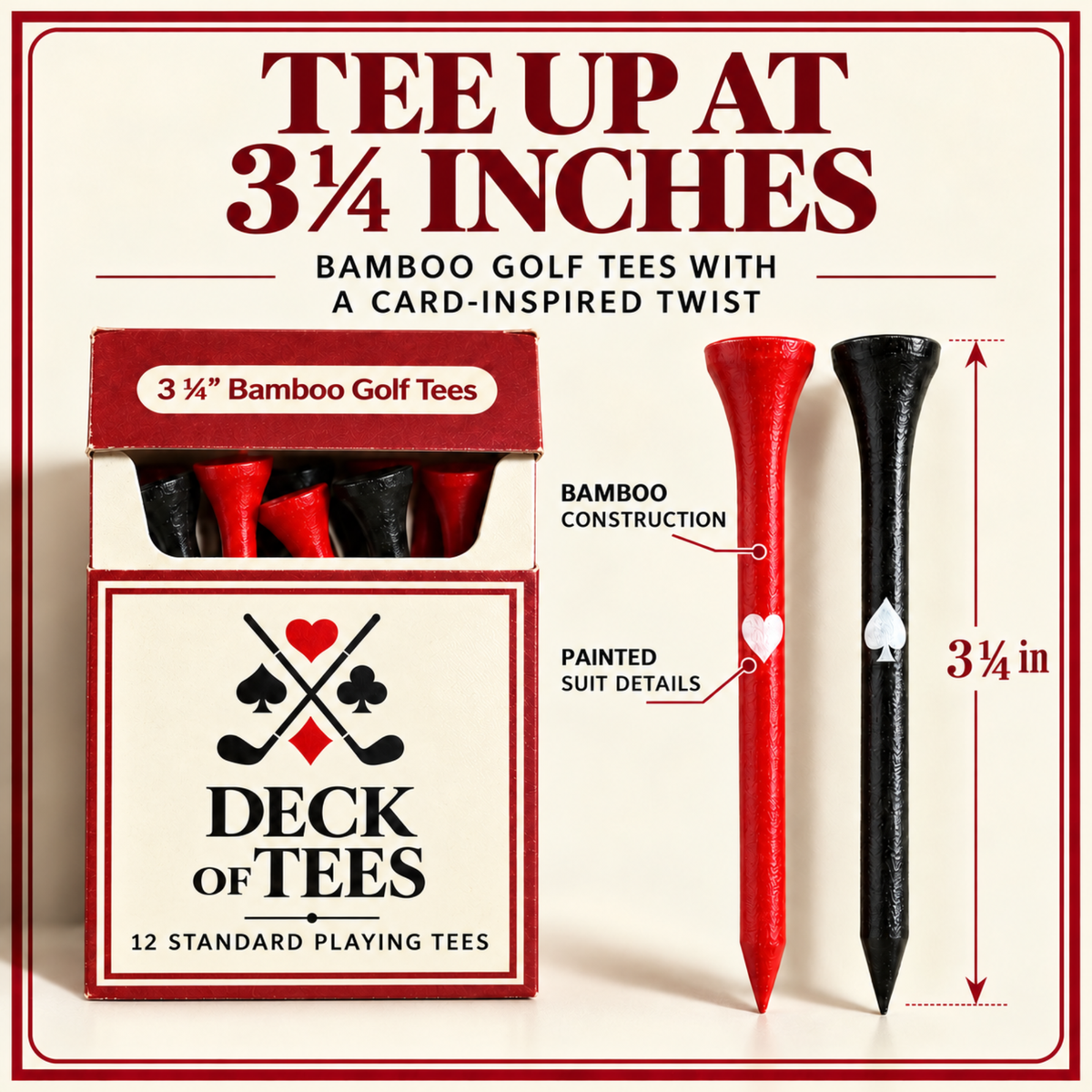 Deck of Tees funny golf tees in parody packaging, photo 6