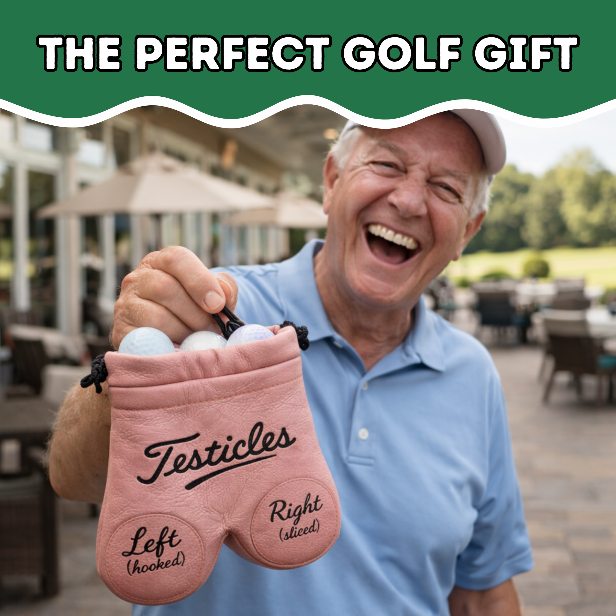 Testicle Golf Ball Pouch