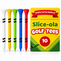 Slice-ola funny golf tees in parody packaging