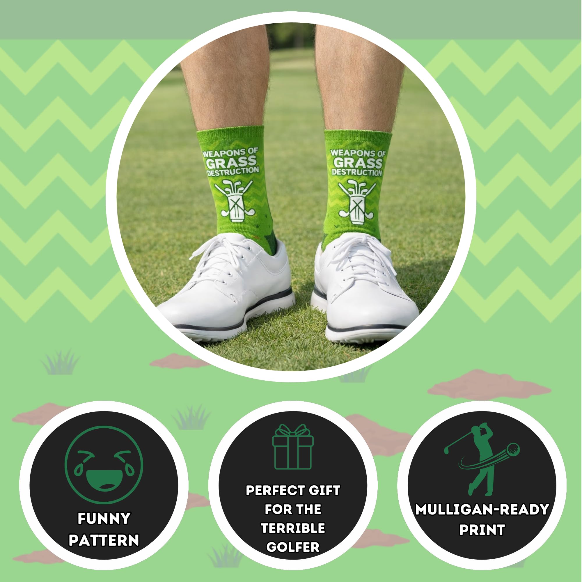 Weapons of Grass Destruction Socks