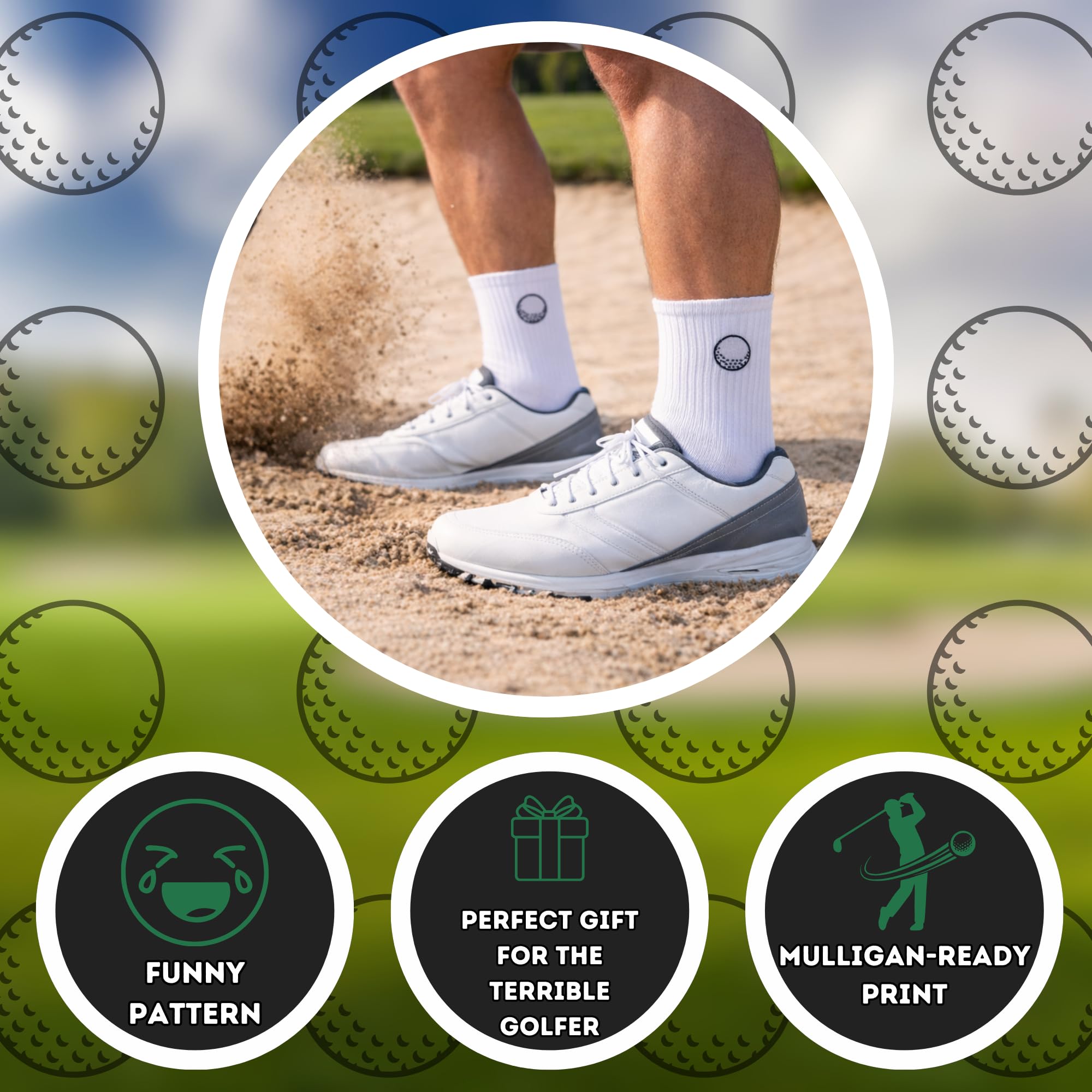 Golf Ball Socks
