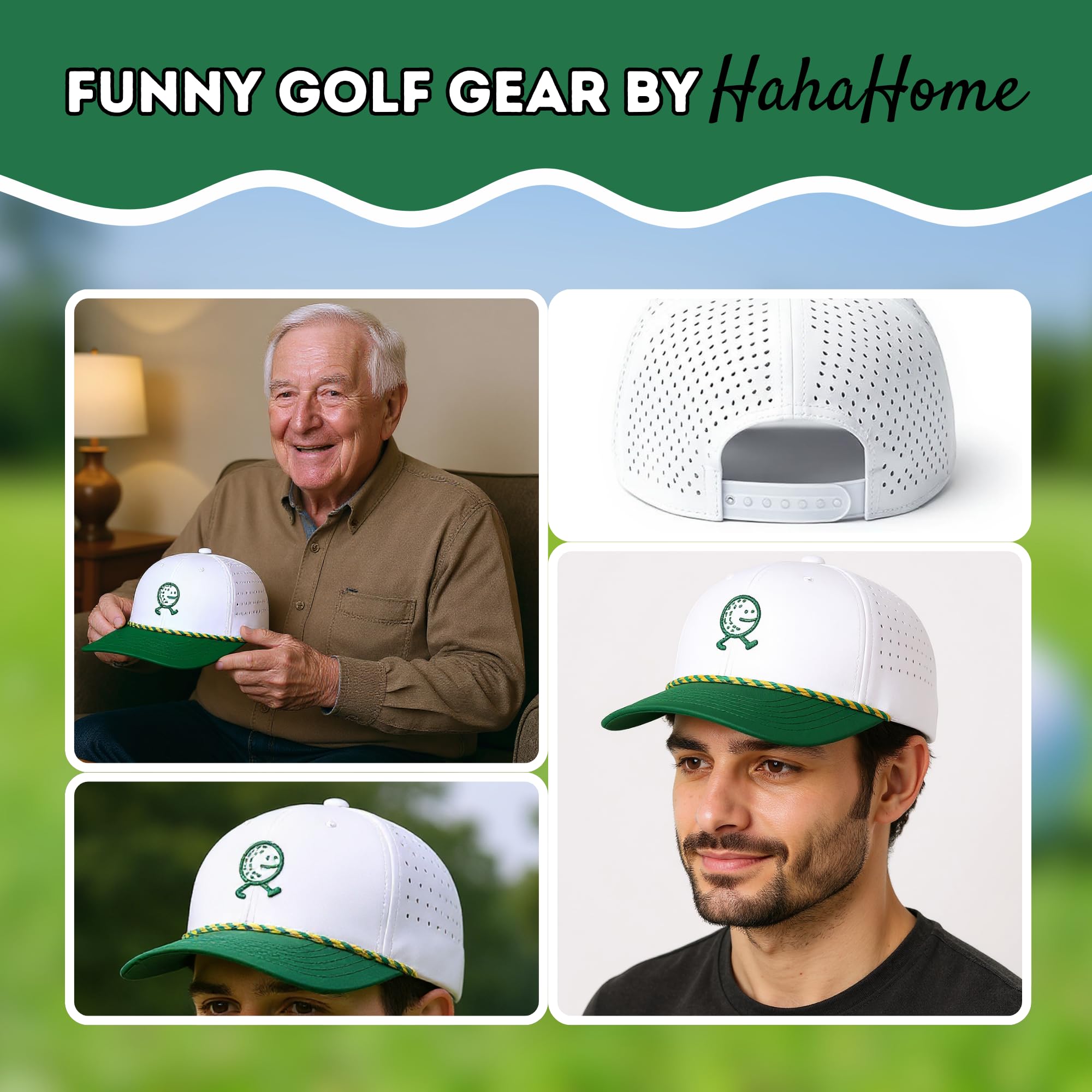 Walking Golf Ball Rope Hat