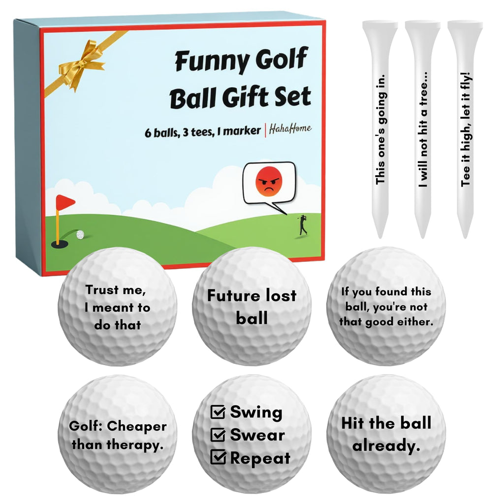 Funny Golf Ball Gift Set