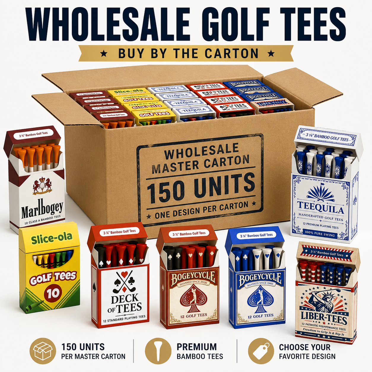 Wholesale Golf Tees